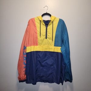 Disney Mickey Colorblock Pullover Windbreaker | Retro | XLarge